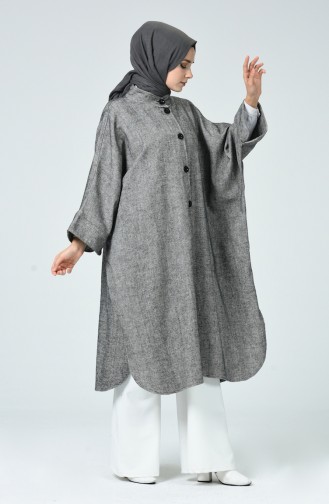 Gray Poncho 8001A-01