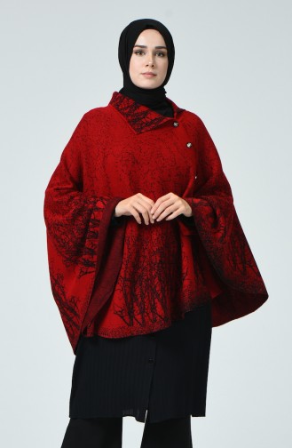 Red Poncho 1004-08