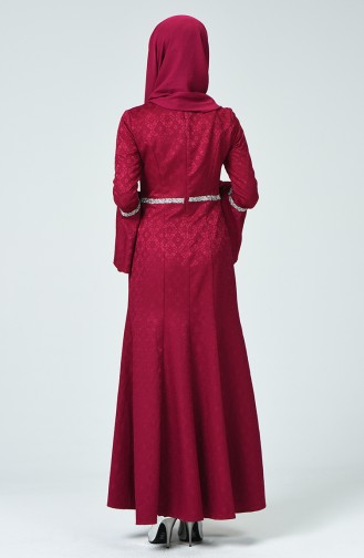 Steiniges Abendkleid 60081-16 Zwetschge 60081-16