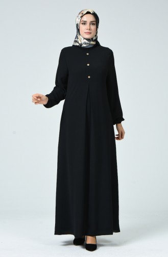 Black Hijab Dress 0050-01