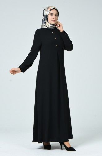 Black İslamitische Jurk 0050-01