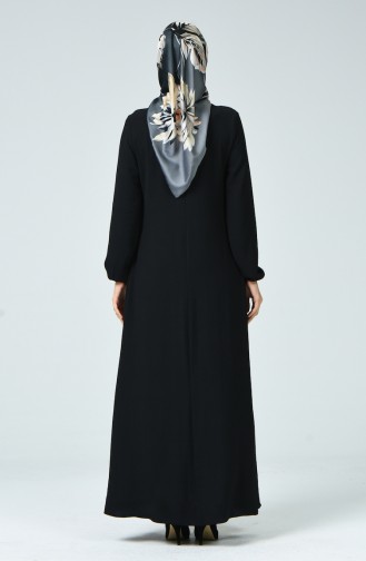 Black İslamitische Jurk 0050-01