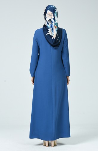 Kleid aus Aeroben-Stoff 0050-03 Indigo 0050-03