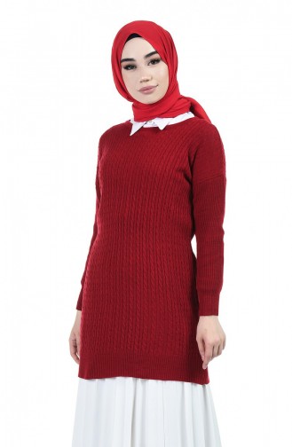 Claret Red Sweater 0509-02