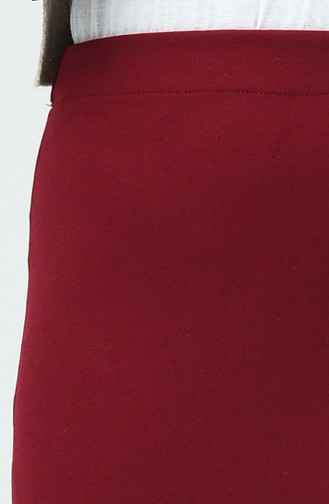 Claret Red Skirt 2234-02