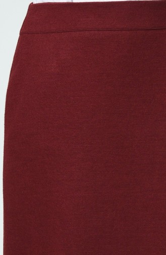 تنورة أحمر كلاريت 0905-02
