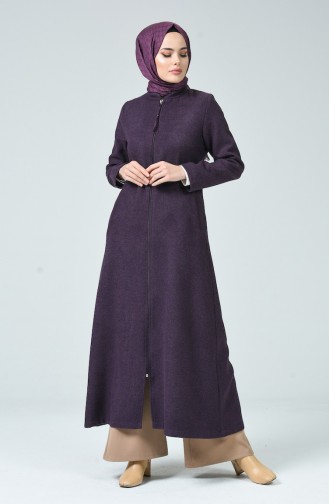 Saisonales Abaya mit Quasten 5512-02 Zwetschge 5512-02