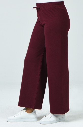 Two Thread wide Leg Pants 8108-09 Burgundy 8108-09