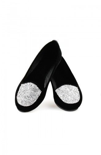 Black Woman Flat Shoe 0143-02