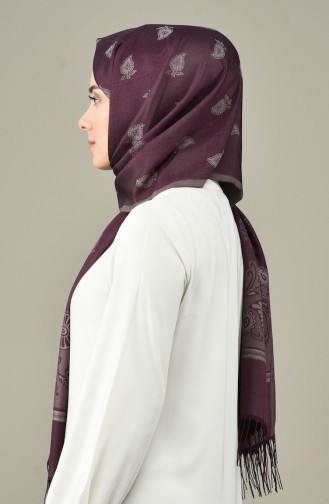 Dark Violet Shawl 730-106