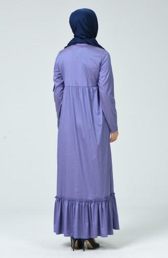 Violet Hijab Dress 1352-05