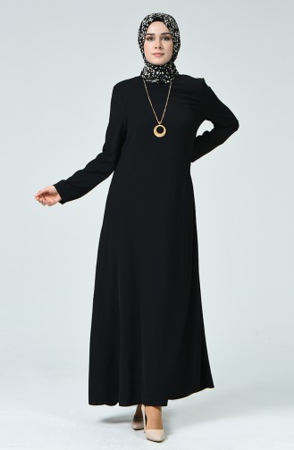 Black İslamitische Jurk 0053-01