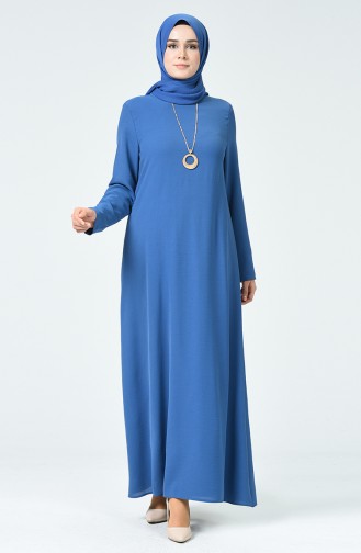 Indigo Hijab Dress 0053-04