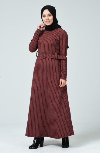 Smoke-Colored Hijab Dress 0019-06