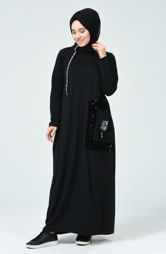 Robe Hijab Noir 4121-01