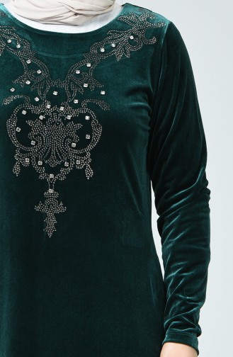 فستان أخضر زمردي 1920-03