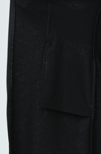 Big Size Pocket Coat Black 0904-05