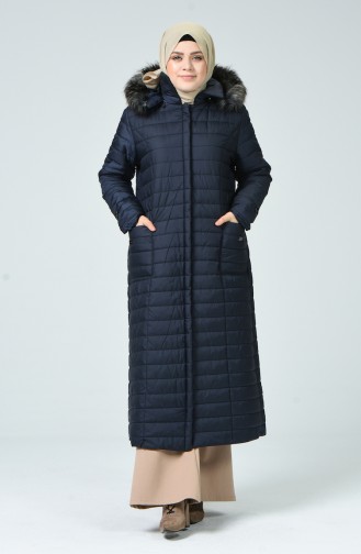 Navy Blue Winter Coat 0635-01