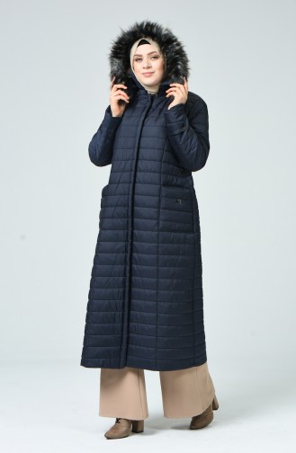 Navy Blue Winter Coat 0635-01