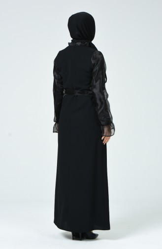 Black İslamitische Jurk 3748-01