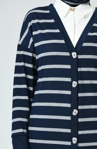 Navy Blue Cardigans 0816-01