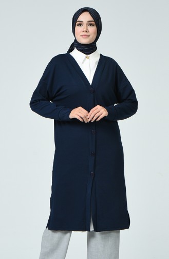 Navy Blue Cardigans 0816A-01