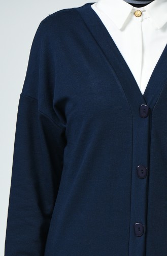 Navy Blue Cardigans 0816A-01