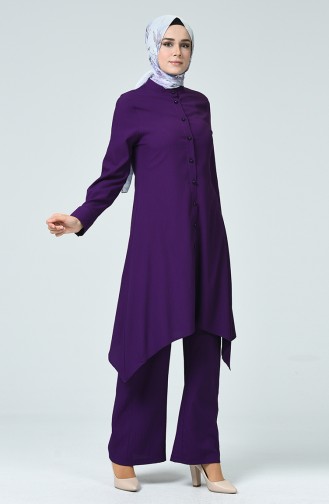 Tunic Trousers Double Suit 1206-02 Purple 1206-02
