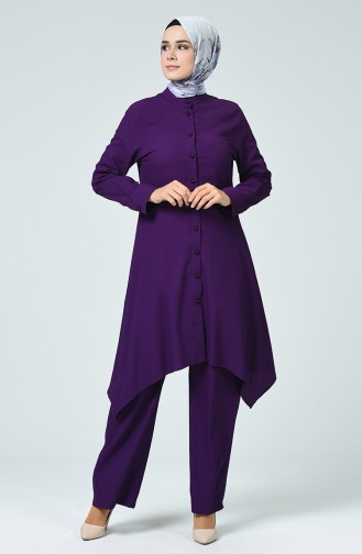Tunic Trousers Double Suit 1206-02 Purple 1206-02