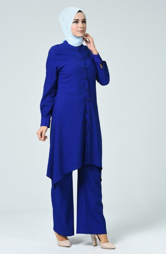 Tunik Pantolon İkili Takım 1206-04 Saks