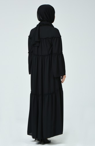 Pleated Dress Black 1745-01