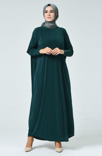 Smaragdgrün Hijab Kleider 2000-01