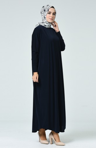 Yarasa Kol Salaş Elbise 2000-03 Lacivert