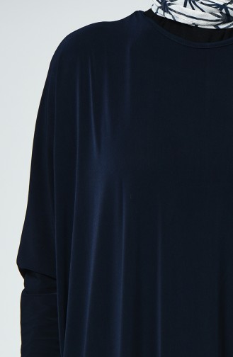 Robe Hijab Bleu Marine 2000-03