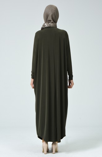 Khaki Hijab Dress 2000-05