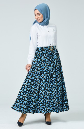 Blue Skirt 1001-04