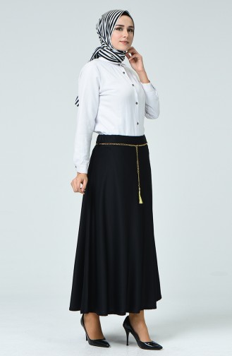 Navy Blue Skirt 1013-01