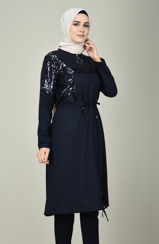 Navy Blue Cape 8142A-01