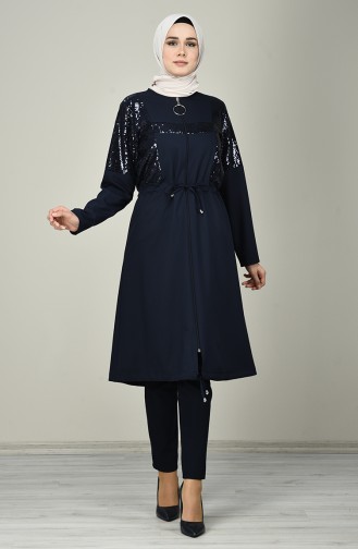 Navy Blue Cape 8142A-01