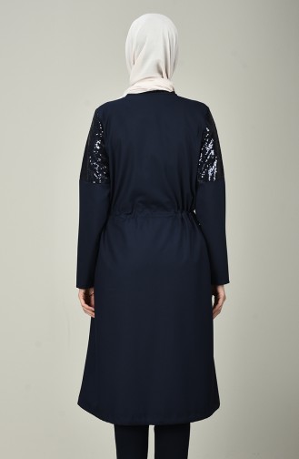 Navy Blue Cape 8142A-01