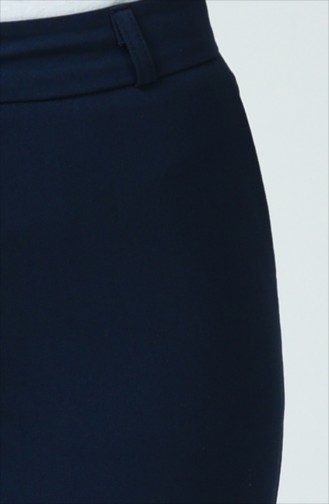Straight trousers with pockets Navy blue 1310PNT-01