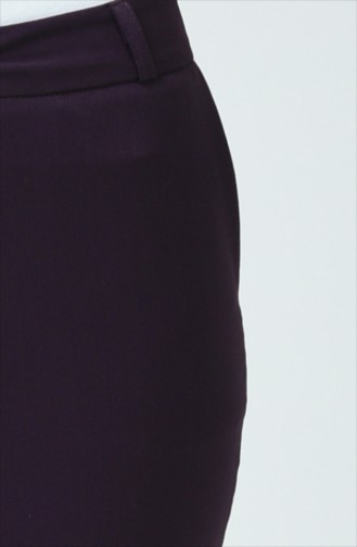 Straight Trousers With Pockets Purple 1319PNT-04