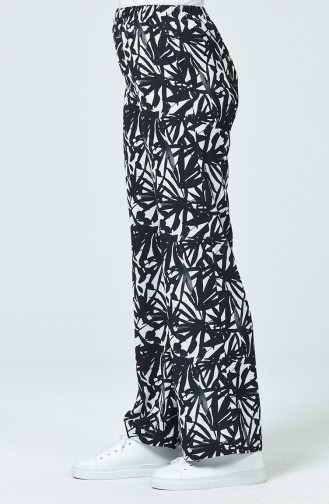 Patterned Pants 1040-01 Black 1040-01