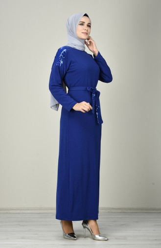 فستان أزرق 8136-04