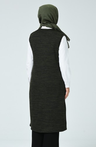 Dark Khaki Waistcoats 1232-01