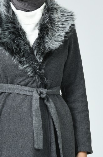 Caban a Fourrure 5091-07 Anthracite 5091-07
