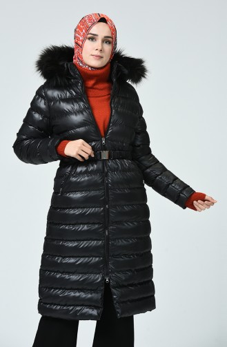 معطف أسود 4001-01