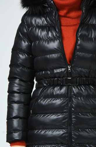معطف أسود 4001-01