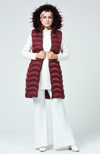 Gilet Sans Manches Bordeaux 4004-04