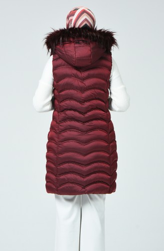 Gilet Sans Manches Bordeaux 4004-04